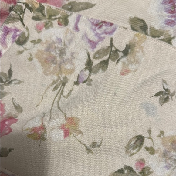 GAP x LOVESHACK FANCY Floral Hoodie and Sweatpants Set - Cream and Pink Medium - Picture 4 of 6